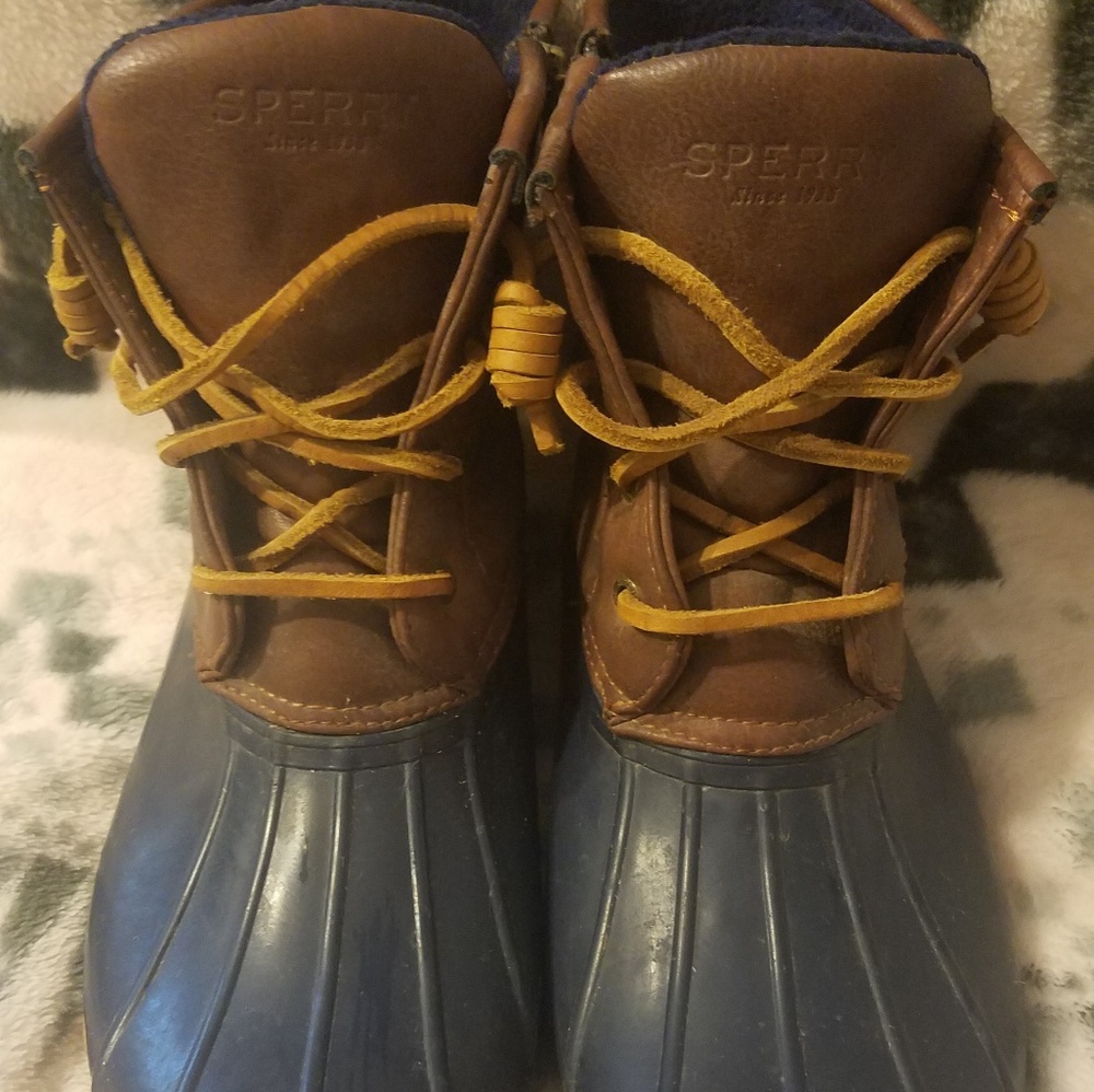 Sperry Saltwater Leather Duck Boots